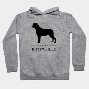 Rottweiler Black Silhouette Hoodie